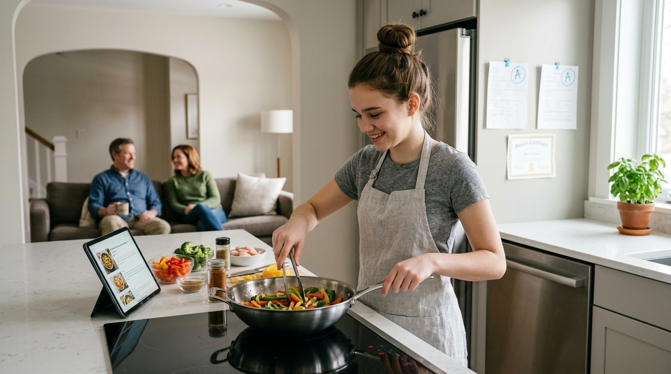 Build Self-Esteem in Teenagers , Real Responsibility